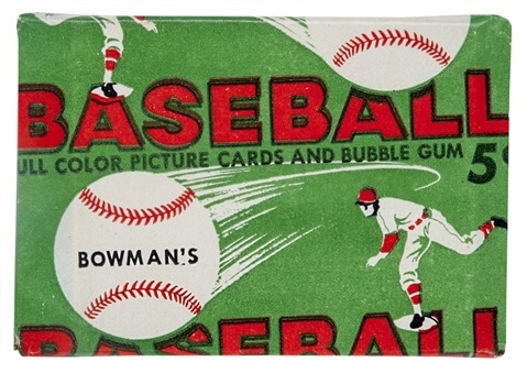 1954 Bowman Baseball 5-Cent Unopened Wax Pack